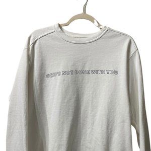 Christian Crew Neck Sweater God's not done with you